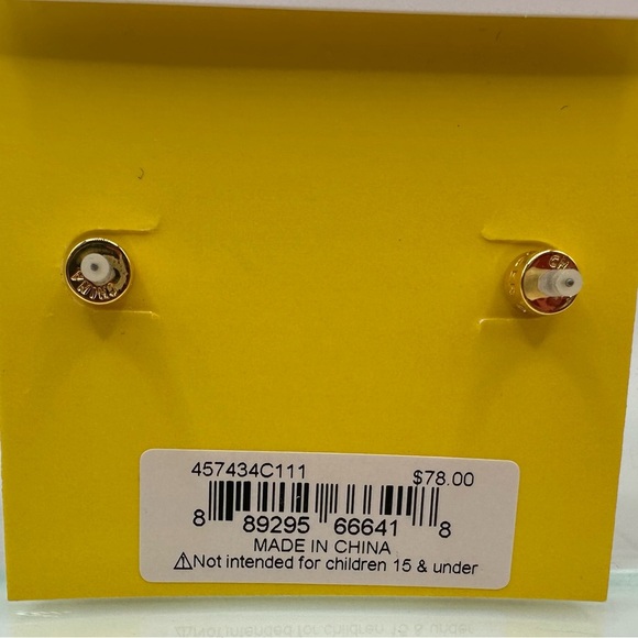 Kurt Geiger Star Moon Eagle Head earrings and Dust Bag NWT - Picture 7 of 8